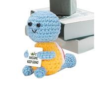 Tartaruga Uncinetto Supporto Emotivo Tartaruga Incoraggiare Bambola Motivazione Artificiale Tartaruga Decorazione Per Scrivania Casa Compleanno Bambini Adulti Insegnante