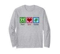 Tartarughe Amore Pace Carino Tartaruga Maglia a Manica