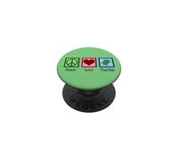 Tartarughe Amore Pace Carino Tartaruga PopSockets PopGrip Adesivo
