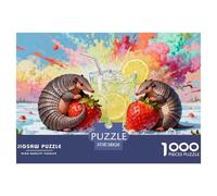 Tartarughe dal collo spesso Puzzle in Legno Impermeabile DIY Puzzles Da 1000 Pezzi Per Adulti Colorati Giochi Di Impegnativi
