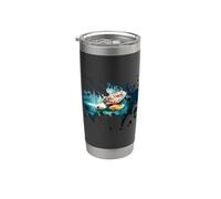 Tartarughe Mare Pacifico Splash Style Bicchiere termico in acciaio inox doppia parete