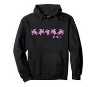 Tartarughe marine del Belize Scuba Diving Diver Pink Souvenir Felpa con Cappuccio