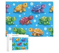 Tartarughe marine puzzle per adulti Famiglia Attività Giochi Home Decor Puzzle 500 PCS