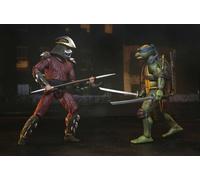 Tartarughe Ninja 1990 Roof Top Shred Vs Leo 2pack Af Action Figura Neca