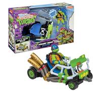 Tartarughe Ninja, Buggy Veicolo Deluxe, 12 cm, Leonardo, per bambini dai 4 anni, T02002