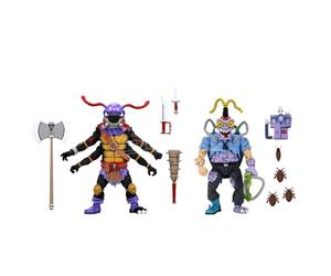 Tartarughe Ninja Cartoon Antrax & Scumbug 2pack Af Action Figura Neca