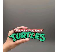 Tartarughe Ninja Logo insegna colorata arte 3D accessorio da scrivania