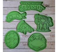 Tartarughe Ninja mod.2 Cookies cutter stampi Formine Biscotti torte da 8 a 12cm