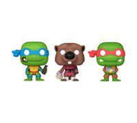 Tartarughe Ninja Splinter, Leonardo e Raphael Carota Pocket Pop 3 conf