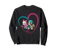 Tartarughe scheletrate Gioco di coppia - Gamer Love for Couples Felpa