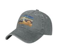 Tartarughe sulla spiaggia grigio Il cappello è traspirante, assorbe il sudore e regolabile, alla moda e versatile, adatto per tutte le stagioni.