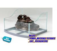 TARTARUGHIERA IMAGE 30 Con POMPA MATERIALE ƒILTRäNTE LUCE RISCALDATORE
