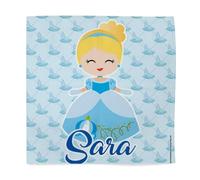 Tartas de pañales y más Tovagliolo Cole personalizzato con nome. Ideale per il beauty case della scuola. Ritorno AL Cole. Regali personalizzati. Diversi modelli tra cui scegliere (Cenicienta)