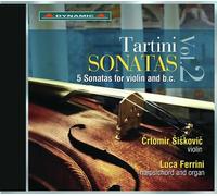 Tartini Giuseppe - Giuseppe Tartini: 5 Sonatas For Violin & Bc
