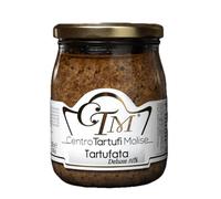Tartufata Deluxe 10% - Salsa Tartufata con Funghi 500 Gr - Tartufo - Salsa di Funghi Champignon e Pregiato Tartufo Nero "Tuber Aestivum" - 100% Made in Italy, Eccellenza Culinaria Italiana