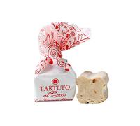 Tartufi al Cocco Kg 1 Antica Torroneria Piemontese - Senza Glutine - Praline di Cioccolato Bianco, Nocciola IGP Piemonte e scaglie di Cocco gratugiato (16%)