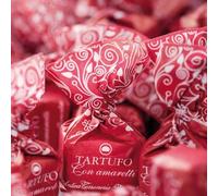Tartufi Amaretti Kg 1 Antica Torroneria Piemontese - Cioccolato al latte, pasta di nocciola e granella di amaretti - Senza Glutine