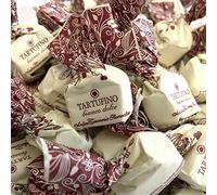 Tartufini Dolci Bianchi Kg 1 Antica Torroneria Piemontese - Senza Glutine - Cioccolato Bianco e Nocciola IGP Piemonte tostata e spezzettata