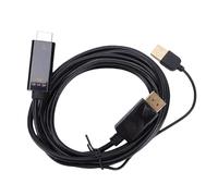 Taruor Cavo 3840x2160P da HD a DisplayPort Placcato Oro 24K, Lunghezza 1,8 M, Plug and Play, Durevole, Compatibile, Supporta 4K a 60 Hz, Adatto Vari Dispositivi di Visualizzazio