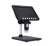 Taruor Microscopio Digitale Ad Alta Risoluzione, Ingrandimento 1200x, Schermo HD 7" con Luci LED per XPVistaWin7/8/10/11, MacOS X 11.0 e Versioni Successive, Ideale per la Valutazione di Gioielli,