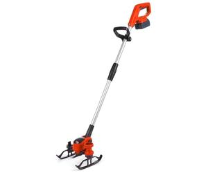 Taruor Versatile Rasaerba Elettrico 21 V con 3 di Lame per Un Taglio e Una Rifinitura Efficienti dell' nel Giardino di Casa (Arancia)