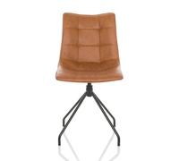 TARVISO PU - Sedia imbottita Marrone