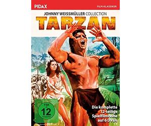 Tarzan - Johnny Weissmüller Collection / Alle 12 Tarzan-Abenteuer mit Johnny Weissmüller in einer Sammlung (Pidax Film-Klassiker)