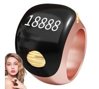 Tasbeeh Counter - Finger Counter | Counters | 5-Digit Row Counting Ring | Portable Prayer Counting Tool | Row Count Ring | Portable Prayer Countings Tool | Rotating Digital Tasbeeh For Meditati
