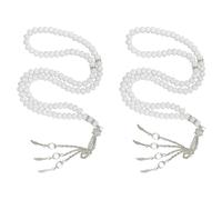 Tasbih 99 - Rosario con ciondolo in resina | Tasbih - Rosario per donne e uomini, ciondolo per camera da letto, forniture per adorazione, imitazione vetro agata