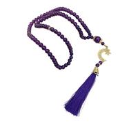 Tasbih - Braccialetto con nappa, regalo per ragazze, adolescenti, donne, uomini, Tasbih, uso quotidiano, con nappa, pellegrinaggio della fede, braccialetto Tasbih da uomo, Pietra di vetro
