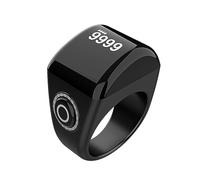 Tasbih - Contatore di preghiera, IP7, 5 promemoria di preghiera, display OLED, impostazione del conteggio personalizzato, musulmano per tutte le età, contatore, collegato, batteria di grande capacità