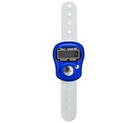 Tasbih Contatore per dita, 2 pezzi, contatore elettronico LED azzerabile, contatore digitale per dita per giri e lavoro maglia, golf, sport, inventario