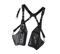 Tasca a, tasca del giubbotto 'avambraccio, per gilet antifurto, per cintura 'avambraccio | vintage con diverse tasche, ovest