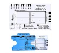 Tasca Card Riga per Facile Elettrocardiogramma Assessment Cuore Salute Gestione