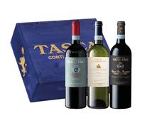 Tasca d'Almerita Cygnus, Nozze d'Oro, Vigna San Francesco Sicilia DOC 3 bottiglie da 0,75 ℓ, Cassetta di legno