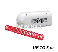 Tasca di fissaggio e molla per aste fino 8m tipo L FAAC 428437 x barriera B680H