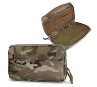 Tasca GP Tattica Molle, Organizer Multiuso con Cerniere a Doppio Senso | Pannello Hook Loop con Fasce Elastiche Interne for Allenamento Outdoor, Campeggio, Trekking E Attrezzatura