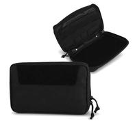 Tasca GP Tattica Molle, Organizer Multiuso con Cerniere a Doppio Senso | Pannello Hook Loop con Fasce Elastiche Interne for Allenamento Outdoor, Campeggio, Trekking E Attrezzatura