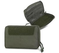Tasca GP Tattica Molle, Organizer Multiuso con Cerniere a Doppio Senso | Pannello Hook Loop con Fasce Elastiche Interne for Allenamento Outdoor, Campeggio, Trekking E Attrezzatura