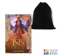 Tasca Isis Oracle Carte Strato Alana Fairchild Esoteric Blu Angel Velluto Borsa
