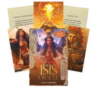 Tasca Isis Oracle Carte Strato Alana Fairchild Esoteric Telling Blu Angel Nuovo