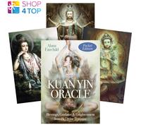 Tasca Kuan Yin Oracle Carte Deck Alana Fairchild Blu Angel Con Borsa PKO44