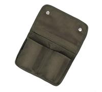 Tasca laterale per sedie da campeggio pieghevoli con scomparti in rete e passanti elastici per piccole attrezzature (verde)