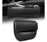 Tasca Laterale Sedile Auto, Scatola Portaoggetti per Seggiolino Auto, Organizzatore per la Tasca Laterale del Sedile Dell'auto in Pelle Scatola, Organizer per Sedili Laterali per Cellulari, Chiavi