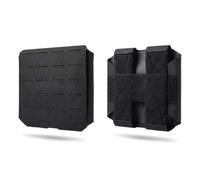 Tasca Laterale Utilità Molle Sacchetto Nylon Pannello Espansione Attrezzatura, Suitable for Chest Systems Sport Esterno(Black)