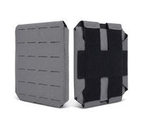 Tasca Laterale Utilità Molle Sacchetto Nylon Pannello Espansione Attrezzatura, Suitable for Chest Systems Sport Esterno(Gray)