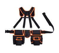 Tasca multipla singola tasca porta attrezzi / grembiule da lavoro per falegnami e costruttori, robusta cintura regolabile in tessuto