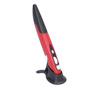 Tasca Ottica Wireless Penna Ergonomica Ricaricabile Mouse Penna Mano Destra e Mano Sinistra Creatività Wireless 2.4G Estremamente Handover Penna per Computer per PC Laptop(rosso)