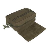 Tasca per Azioni Tattiche, Custodia con Gancio e Passante, Custodia per Organizer per Utensili Molle, Custodia per Amministratore con Pannello a Strappo(Green)