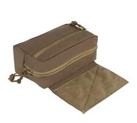 Tasca per Azioni Tattiche, Custodia con Gancio e Passante, Custodia per Organizer per Utensili Molle, Custodia per Amministratore con Pannello a Strappo(Brown)